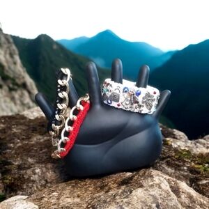 Three Piece Embroidery Bracelet Set